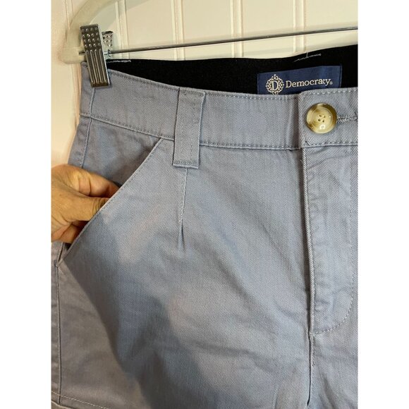 Democracy 10P Ab Solution Cargo Pants In Blue With Elastic Waistband Size 10P - Picture 7 of 14